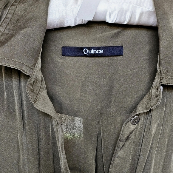 Quince Washable Stretch Silk Blouse - Picture 6 of 8